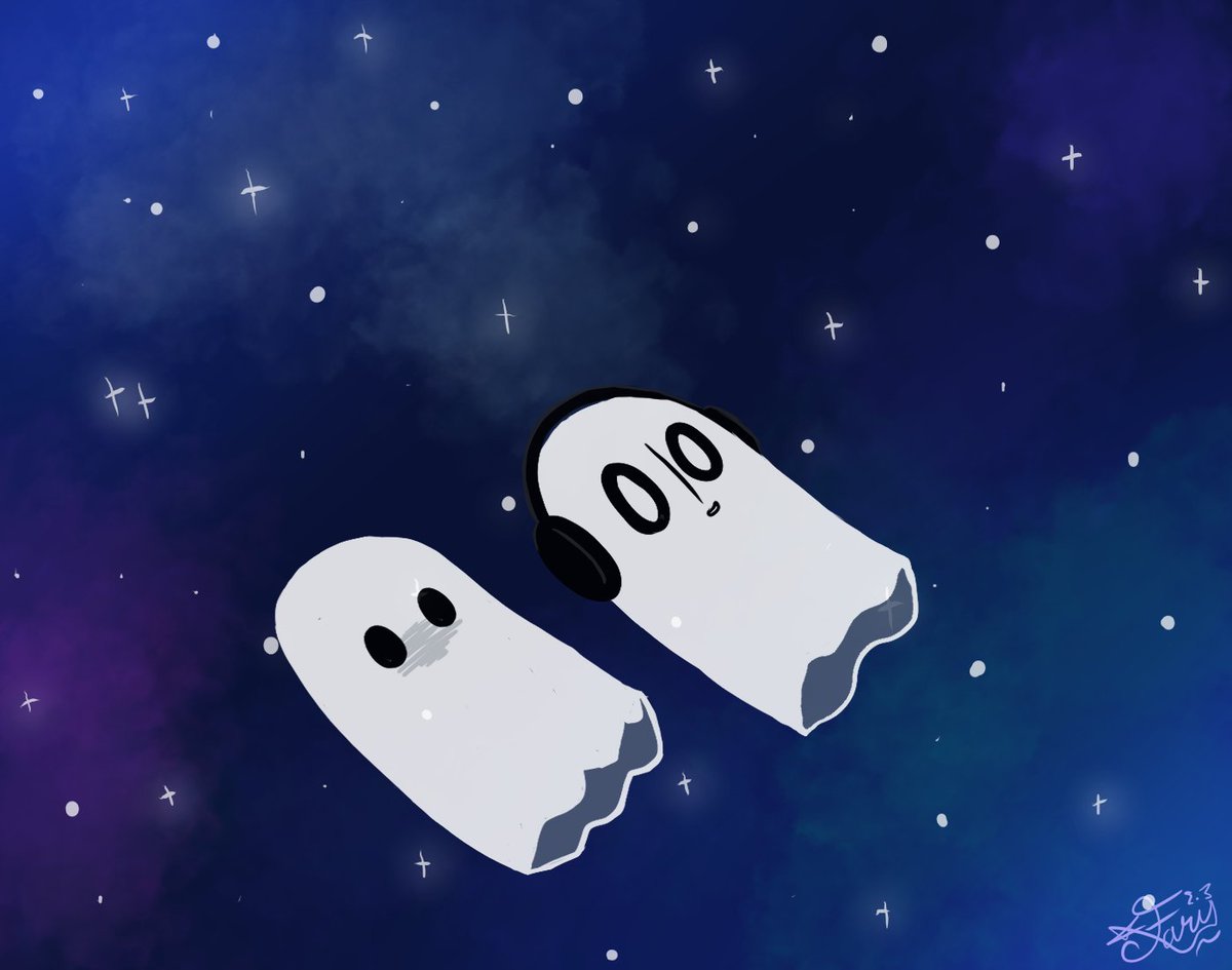 FarisLune1's tweet photo. Ghostly traditions 

#BuddySim #napstablook https://t.co/MA8GaloGKi