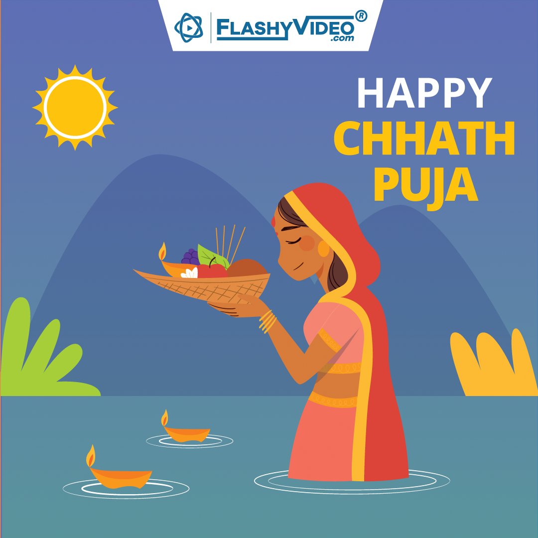 FlashyVideo's tweet photo. May the occasion of Chhath puja light up new opportunities in your life and fulfill all your dreams. Best wishes from team FlashyVideo!

#flashyvideo #chhathpuja #explainervideo #light #life #dreams #bestwishes #videoediting #videodesign #video #videography #business https://t.co/nofhTlpmCo