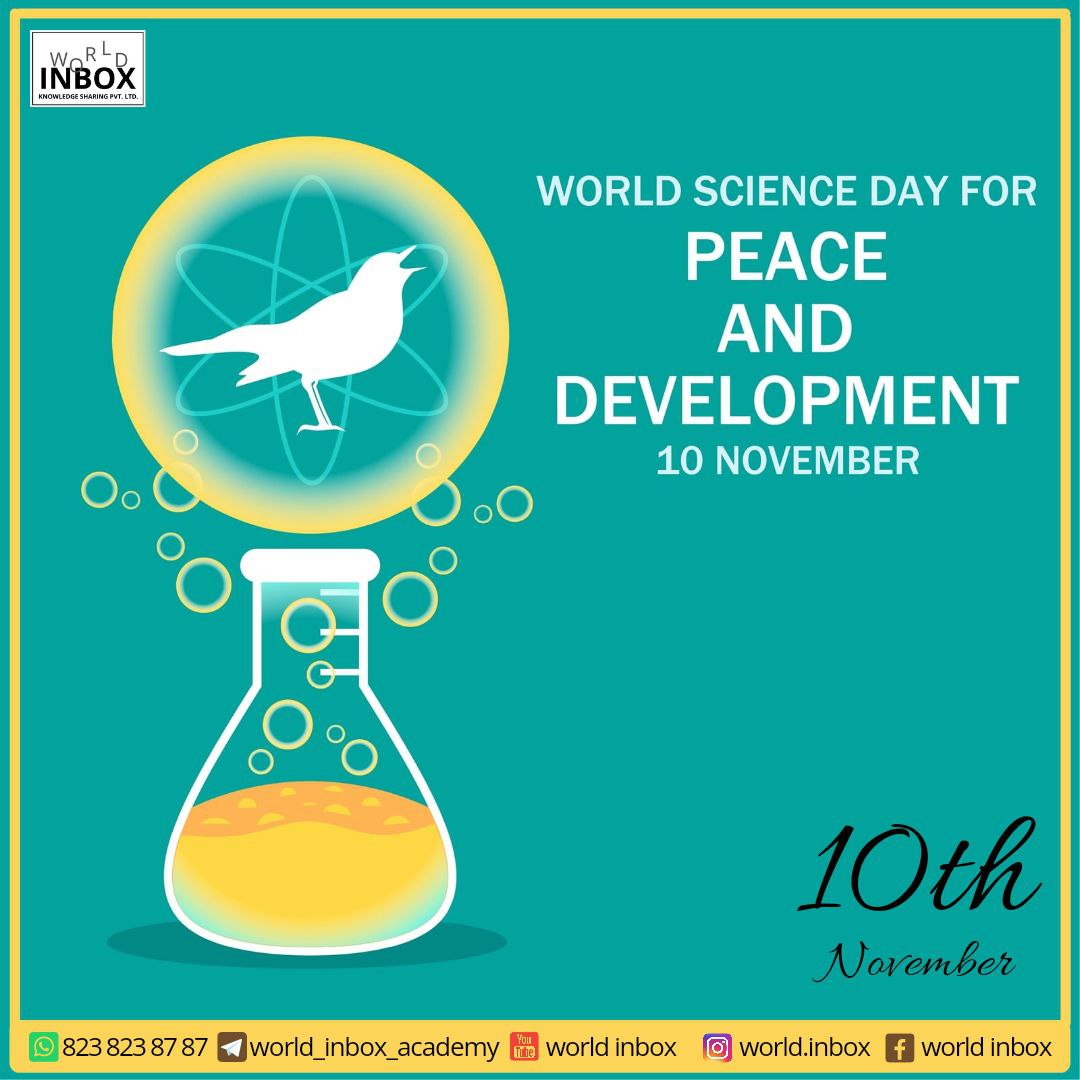 NikulRa02104207's tweet photo. World Science Day for Peace &amp; Development https://t.co/i7HvHLzyNi