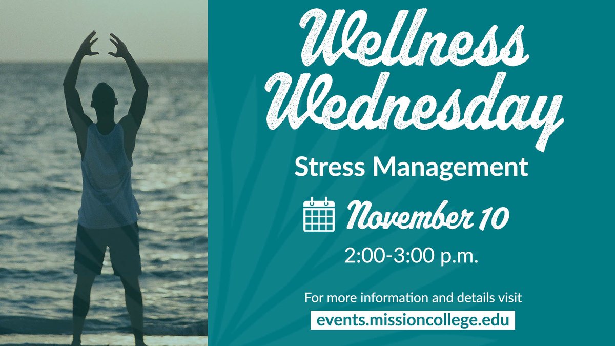 trio_sss_mc's tweet photo. This month will look at best practices for Stress management. This workshop is presented by Melissa Johnsgard, LMFT, Mental Health Supervisor at Mission College. Head to https://t.co/2iBX5R4xU0 to register today!
@go2MissionSC
#TRIO #TRIOWorks #TeamTRIO #MissionCollege https://t.co/bIZioeRdDi