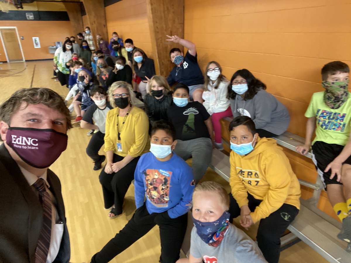 FreebirdsShire's tweet photo. What a morning @DobsonTigers celebrating their ribbon cutting ceremony with @templetonsharia and her amazing staff and students! The #DistrictVisitsVoices Team was extremely honored to share in this historical community moment @SurryCoSchools. Once a TIGER, always a TIGER! https://t.co/qdqitYTVZI