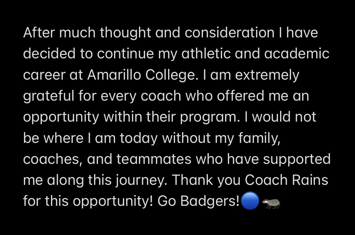 elijahcast21's tweet photo. Onto the next journey… #gobadgers 
@CoachRains20 @ACBaseball806 
@AbqBaseballAcad @PowerArmPitcher 
@CBAStockon_trcy 
@_RRHSathletics https://t.co/3tTFWoHPk3