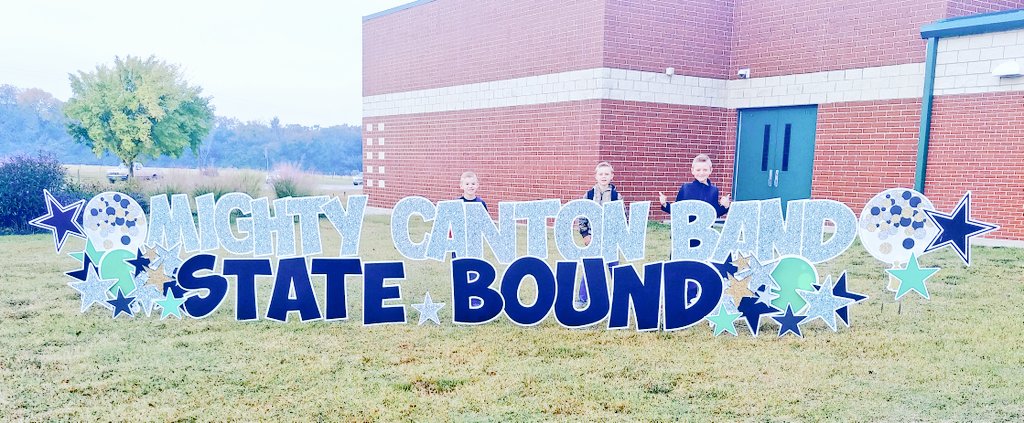DamronMrs's tweet photo. Good Luck at STATE, @CantonEagleBand ! https://t.co/UkfqdEUFtn