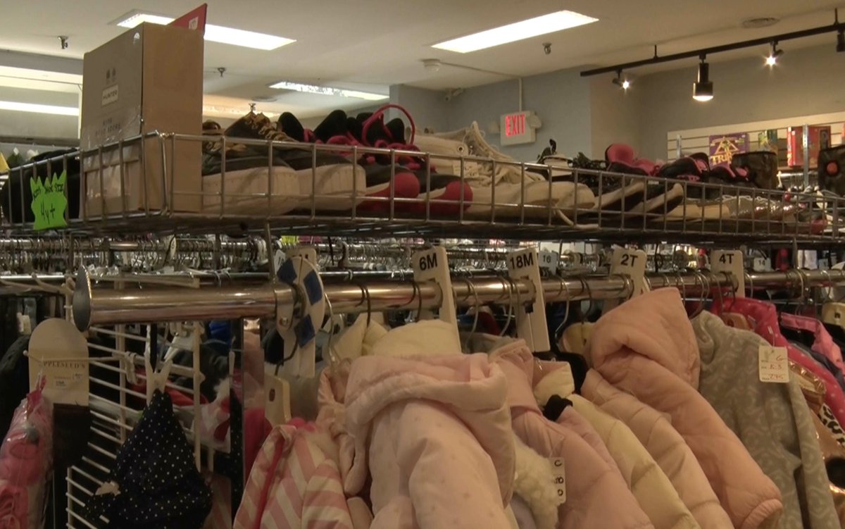 keelymckrazy's tweet photo. With winter approaching, Trader K’s has a system where they can ensure that there is a selection of warm clothes. “We store the season we aren't selling in our basement from the season previously, so we got a good start to the winter with the stuff we had,” said Williams. https://t.co/rdsXaO8gKz