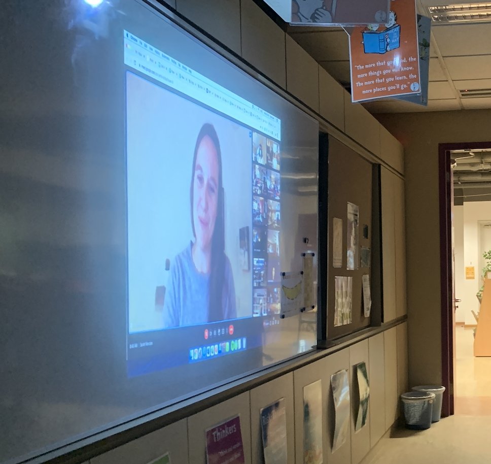 sayerschool's tweet photo. Thank you to Sarah Menzies (@sarmenz) for sharing her story with the Grade 6 students today. Our students are keen to take action on various issues, and they've learned how powerful filmmaking! Check out her films at Let Media. #CISprimary #pyp #takingaction #changemakers https://t.co/vcr2hKPHln