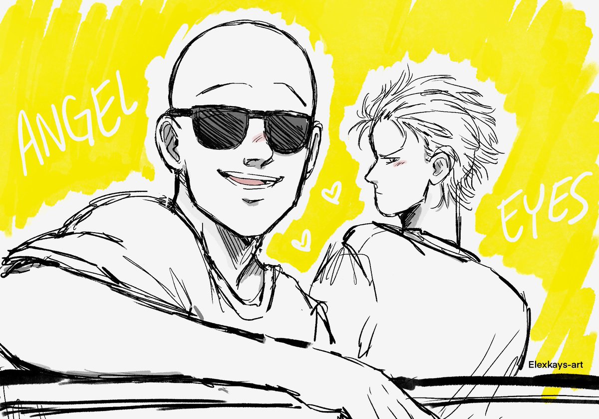 elexkays's tweet photo. I’m sorry my Day 1 is so late - Angel Eyes 

#ShorterWongWeek #BANANAFISH #elexkays #ShorterWong https://t.co/8f3nNE7EZ2
