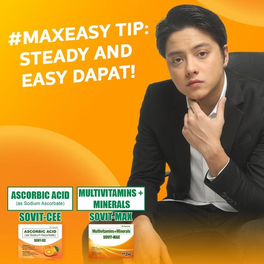Being steady and easy is always the key! 💯 Chill lang tayo. Take it one step at a time. At syempre, uminom ng #SovitVitamins para laging #MaxProtektado! 
#GawingMaxEasyAngLife #SovitMax #SovitCee