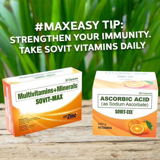 A strong immunity means you can give your 100% daily! This #MaxEasy tip is brought to you by #SovitVitamins Gawing #MAXEasyAngLife
Visit us and shop online via sovitvitamins.com
Also available in leading drugstores nationwide!