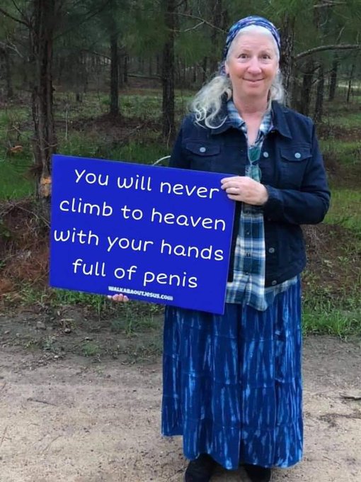 That's right, kids. So put two in your butt and three in your mouth so you can meet Jesus. https://t