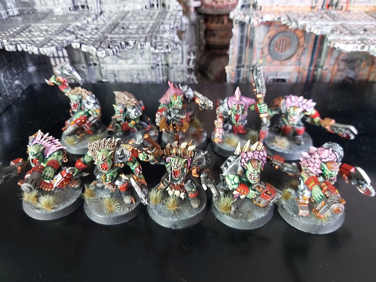 NightHorrible's tweet photo. Unit of #BeastSnaggas ready to join the Waaagh!

#GamesWorkshop
#WarhammerCommunity
#Warhammer
#Warhammer40k https://t.co/isqLgKhoD9