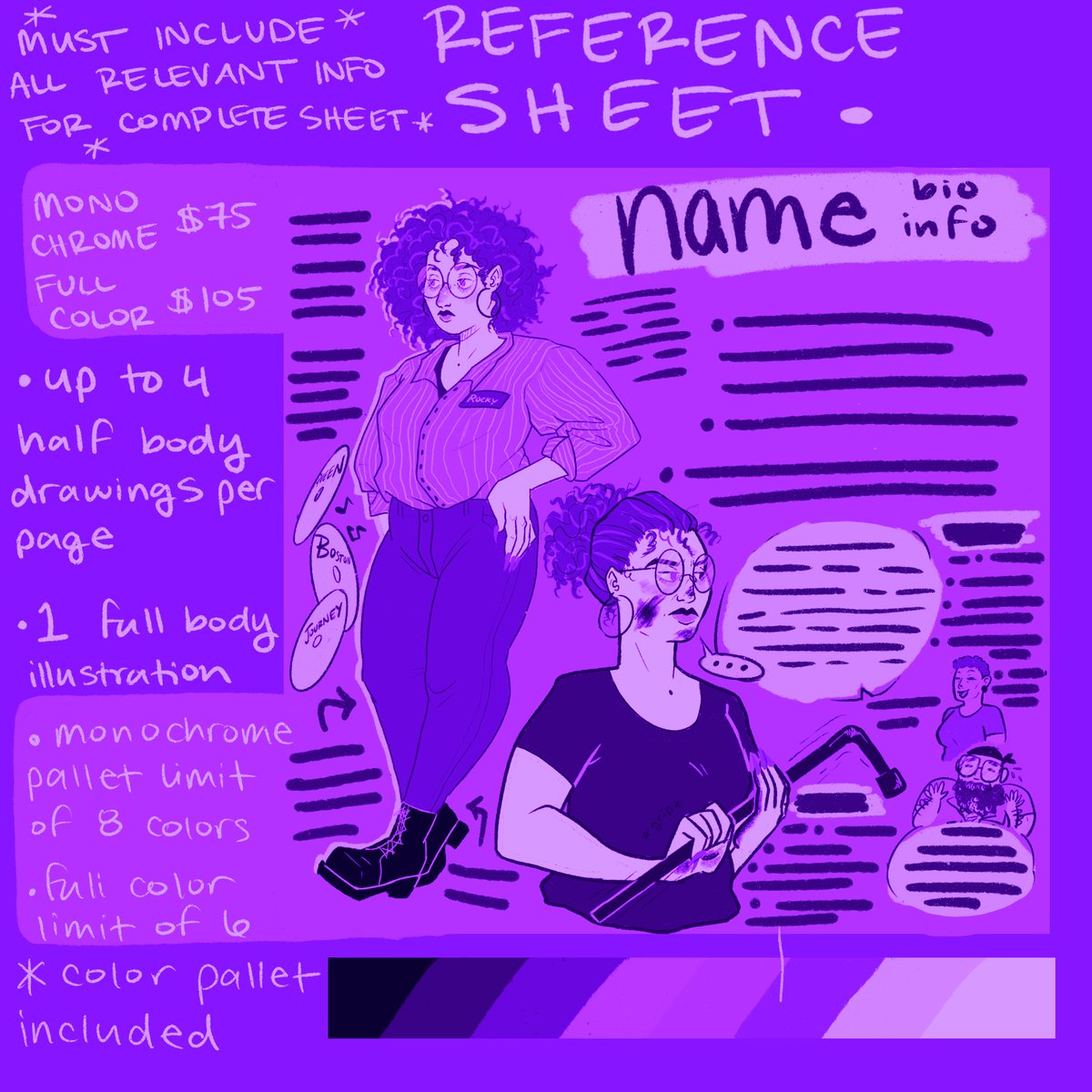 imaguncensored's tweet photo. Hi there! I’m Ellie, a first generation Texas based graphic designer and illustrator looking to take on more work 🖊💪🏽I have nearly a decade of both professional GD experience as well as love illustration and character design
#PortfolioDay #drawing #ArtistOnTwitter #VisibleWomen https://t.co/XCnxhGyX1s