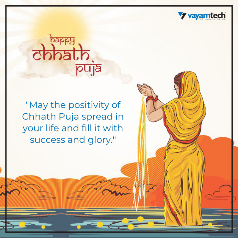 Vayamtech_'s tweet photo. May the positivity of Chhath Puja spread in your life and fill it with success and glory... Happy Chhath Puja!
#ChhathPuja #ChhathPooja #Chhath #ChhathPuja2021   #Vayamtech #Vayamcsc #Vayampay https://t.co/HcjtYIL1F0
