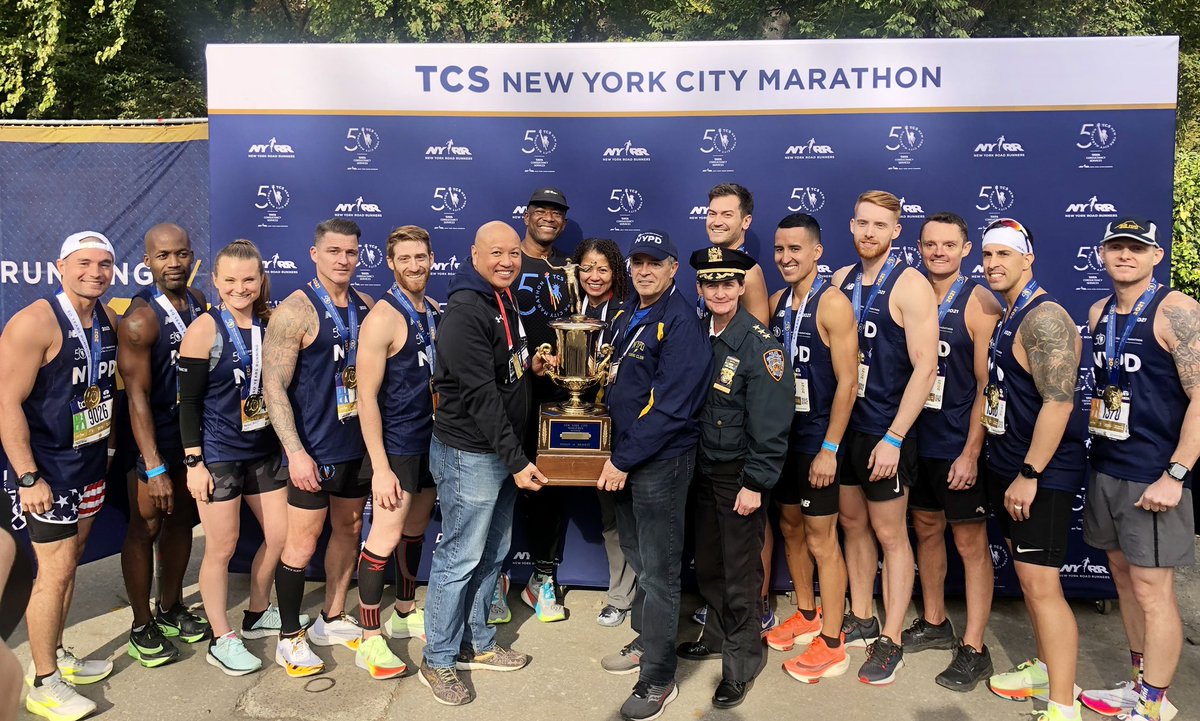 NYPDrunning's tweet photo. Congratulations on beating FDNY https://t.co/amPN3EtcCe