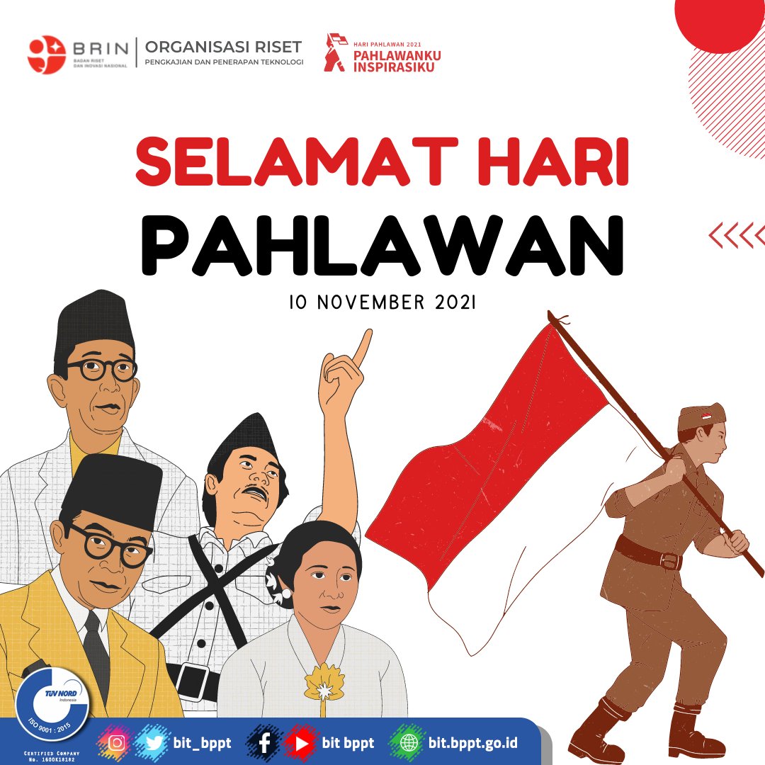 bit_bppt's tweet photo. Pahlawanku Inspirasiku.

#bit #brin #pahlawankuinspirasiku #haripahlawan #inkubator #inkubatorteknologi https://t.co/U6ad1mgIql