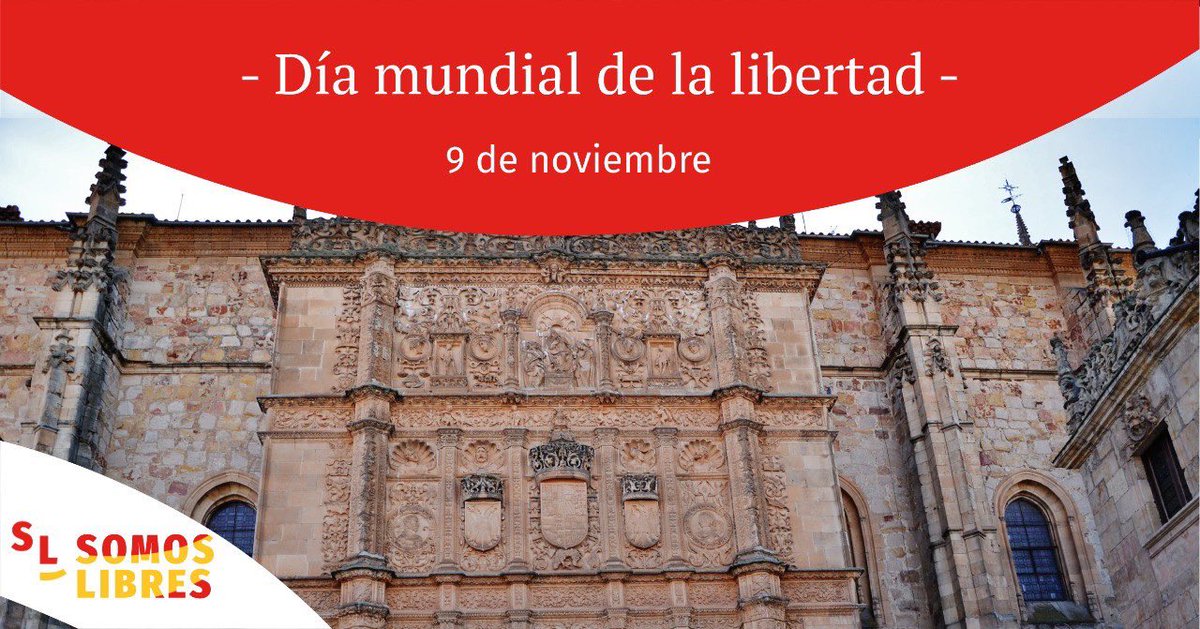 Tal día como hoy, #DiaMundialDeLaLibertad, se fundó la Universidad de Salamanca, donde se comenzará poniendo las piedras del #liberalismo.