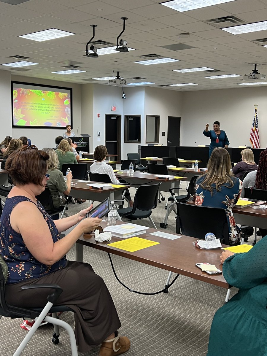 In collaboration with CTE, Site Support Leaders received an introduction to instructional coaching using Get Better Faster by Paul Bambrick-Santoyo. Thank you Ericka Lott and Dr. Pore!!! Looking forward to our upcoming training days.⁦<a href="/RSS_CTE/">RSS CTE</a>⁩ ⁦<a href="/RSSchoolsNC/">Rowan-Salisbury Schools</a>⁩