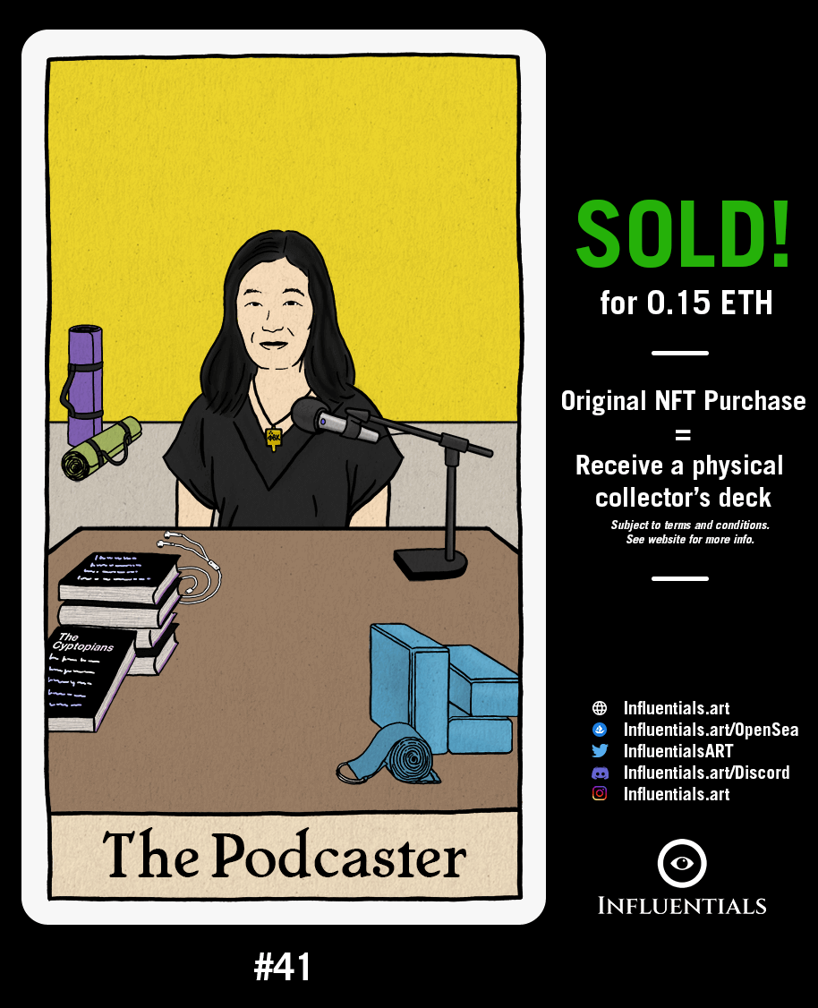 InfluentialsART's tweet photo. 🔥Sold for 0.15 ETH🔥

#Influentials #LauraShin #cryptomemes #cryptotwitter https://t.co/G35BLhRQ7w
