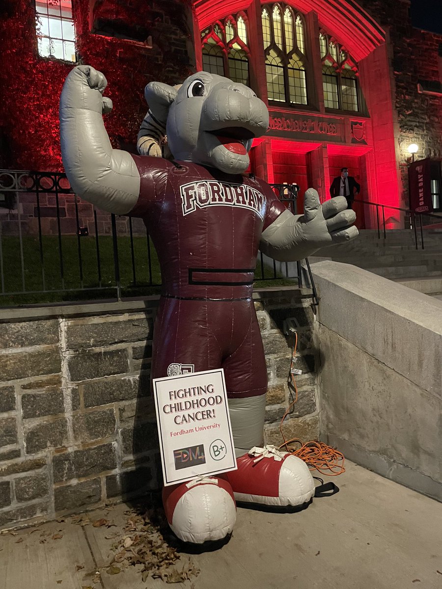 JoeBePositive's tweet image. Thank you, @FordhamFDM, for helping The @BePositiveFdn fight #ChildhoodCancer