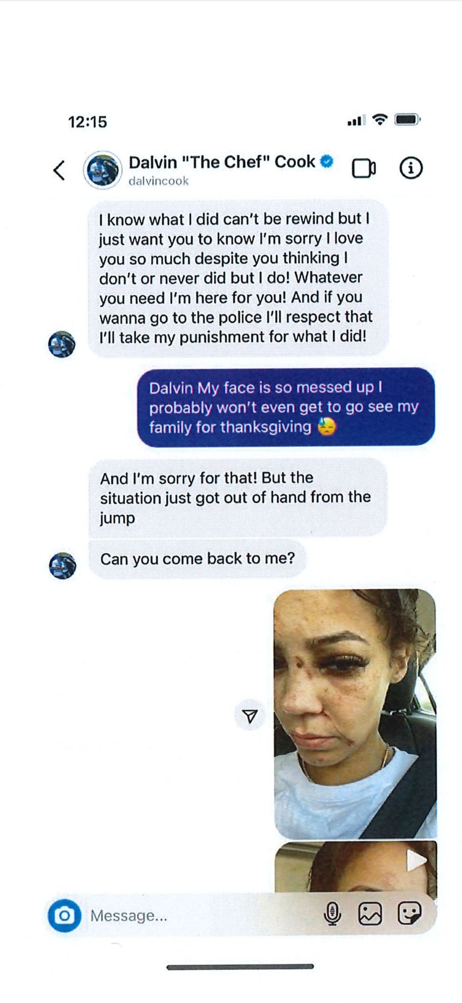 My ex girlfriend texted me after a year