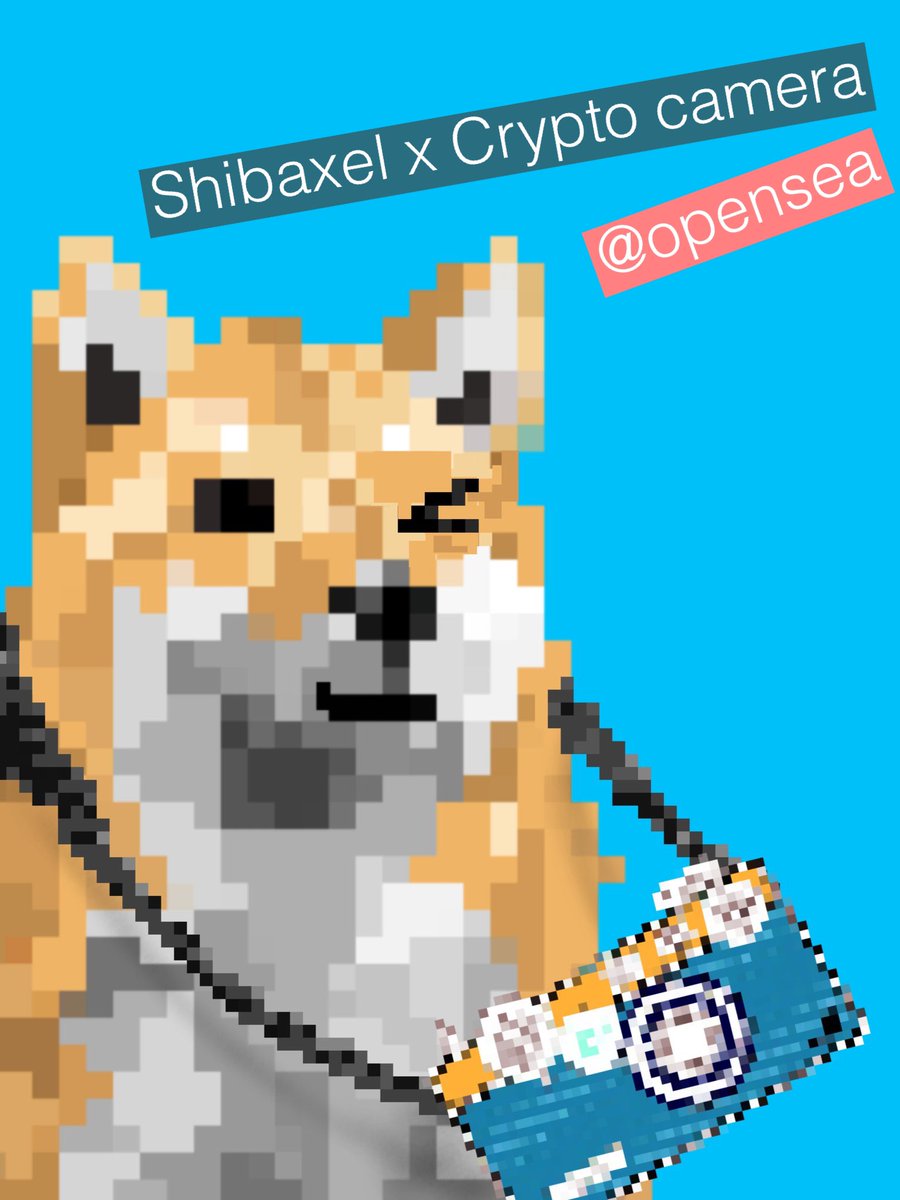 シバゴンとコラボ作品です♪
シバセル X クリプトカメラ
ぜひ一度見に来てください！
ポリゴンです。

opensea.io/assets/matic/0…

Now on <a href="/opensea/">OpenSea</a>
น้องชิบะเซลใช้กล้อง #ADA ด้วยนะคะ น่ารักที่สุด^^

ขอบคุณพี่ <a href="/ShibagonNFT/">ShibaGon ᴺᶠᵀ 🍥</a> ที่สุดในโลกค่ะ
#NFTs #NFTjapan #NFTthailand #NFTCommunity