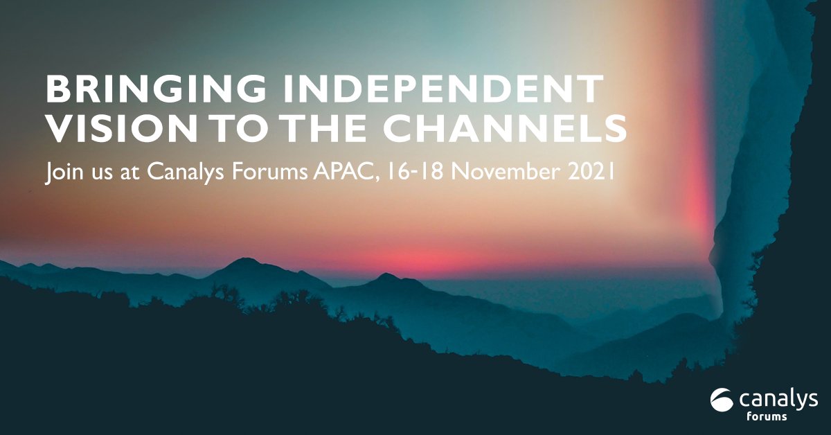 Canalys's tweet image. Our 1:1 meeting system for the Canalys Forums APAC is open! Connect with 100&apos;s of like-minded channel executives from 16-18 November. Don&apos;t miss out, register today and start booking your meetings: account.canapii.com/events/canalys…
#CanalysForums21