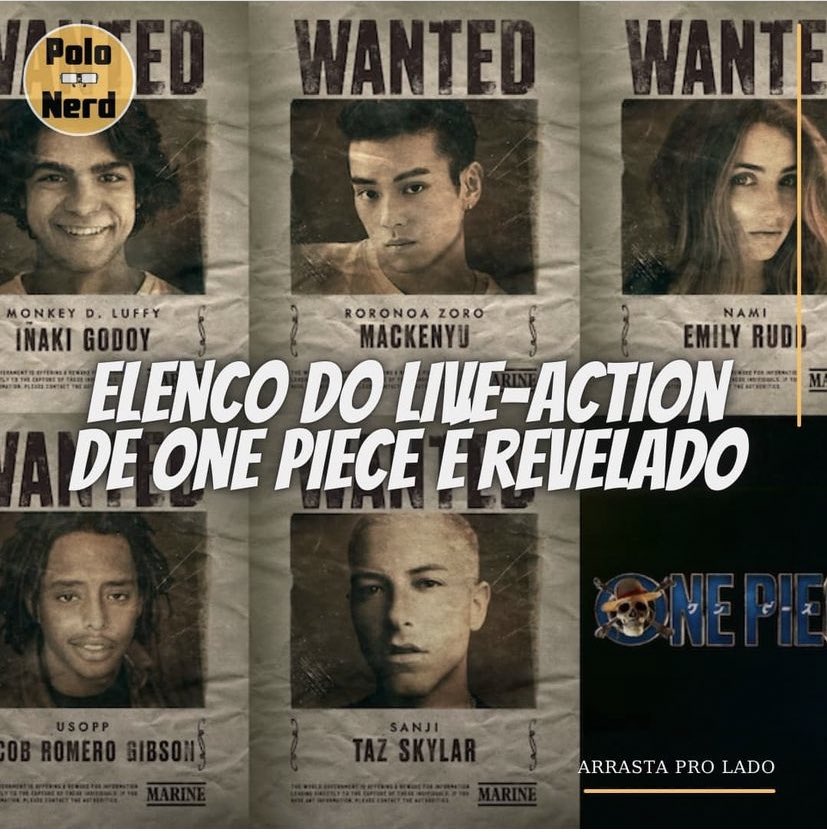 polonerd2's tweet photo. Foi divulgado o elenco principal da adaptação live-action de One Piece. Gostaram dos atores escolhidos ? #OnePieceNetflix #onepieceliveaction https://t.co/ou4rK6oq5t