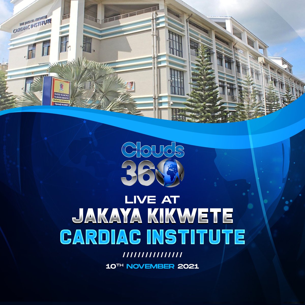 CloudsMediaLive's tweet photo. Timu ya Taifa Clouds360 asubuhi hii imepiga kambi @taasisiyamoyo_jkci kukujuza yote muhimu unayohitaji kuyafahamu kuhusu taasisi hii.

#NowVimba #60Pamoja #TanzaniaTenaNaTena https://t.co/LQy6z0swU4