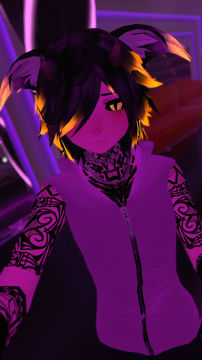 VrSilo's tweet photo. I saw a trend that I need to follow. In order to get more popular. I gotta become The E-boy. Well ladies and gents, behold the glory that is I, Edgy Wolf E-boy, Silo Mori
Quiver at my cute looks.

#SiloMori #Vrchat #Vrcommunity #VRwolf #VRwolfboy #VReboy #VRhotness https://t.co/brSUpVzwlX