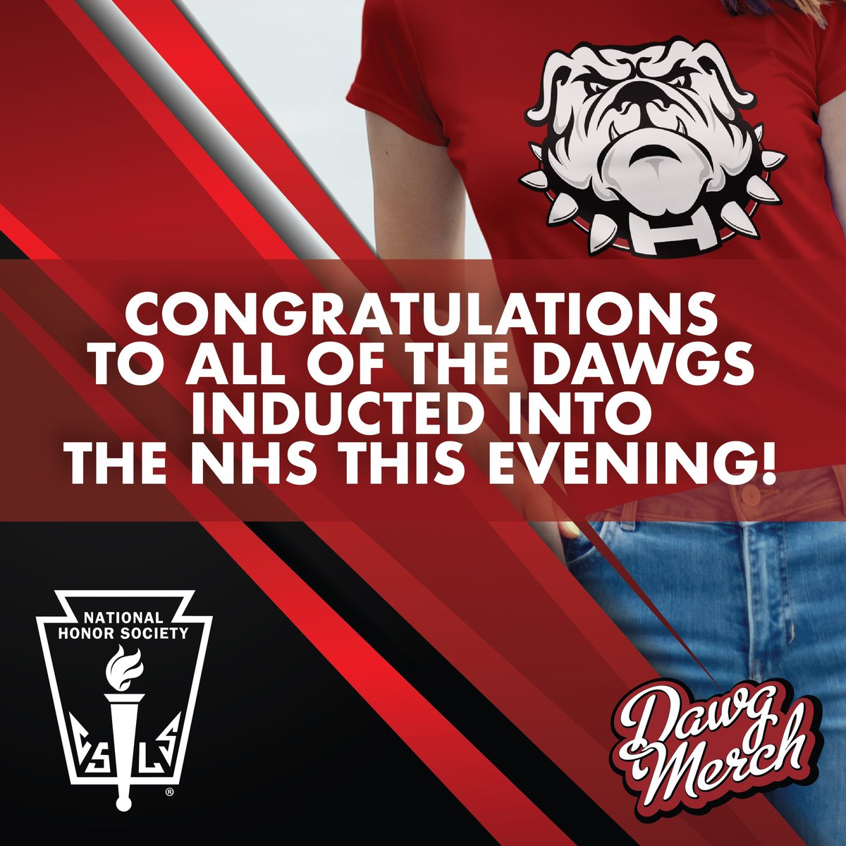 HUGE CONGRATS to all the newest Bulldawg members of the National Honor Society! It’s an amazing accomplishment! Excellent job!
#godawgs