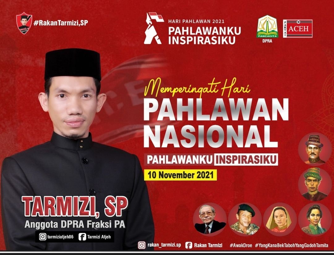 rakan_tarmizi's tweet photo. Selamat hari Pahlawan, kita bisa bahagia karena jasa jasa mereka.
Pahlawan adalah orang yg rela mengorbankan kepentingan pribadi demi kepentingan orang banyak.
#AwakDroe
#YangKanaBekTabohYangGadohTamita https://t.co/7eNBe0XvN1