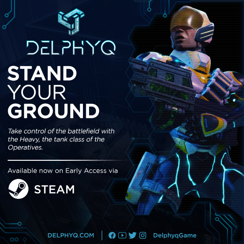 DelphyqGame's tweet photo. Learn how the Heavy class works and move forward without fear.

Unit Spotlight: https://t.co/D048KjvD48

#Delphyq #RealTimeTactics #Steam #Strategy #indiedev #indiegame