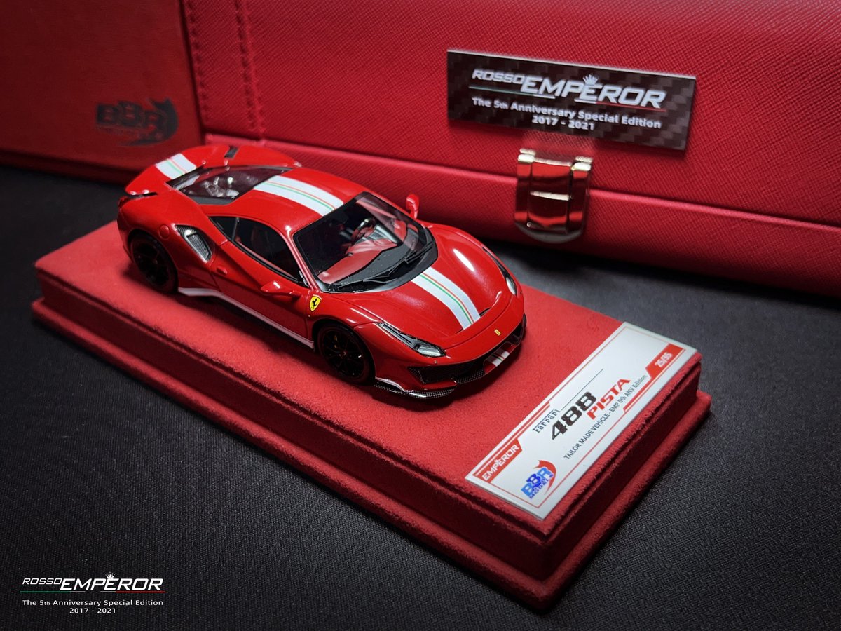 kindarksc's tweet photo. BBR 1/43
👑Rosso Emperor 5th Anniversary Edition
Ferrari 488 Pista Tailor-Made
🇮🇹Rosso Corsa Metallic https://t.co/NmdL6DESy2