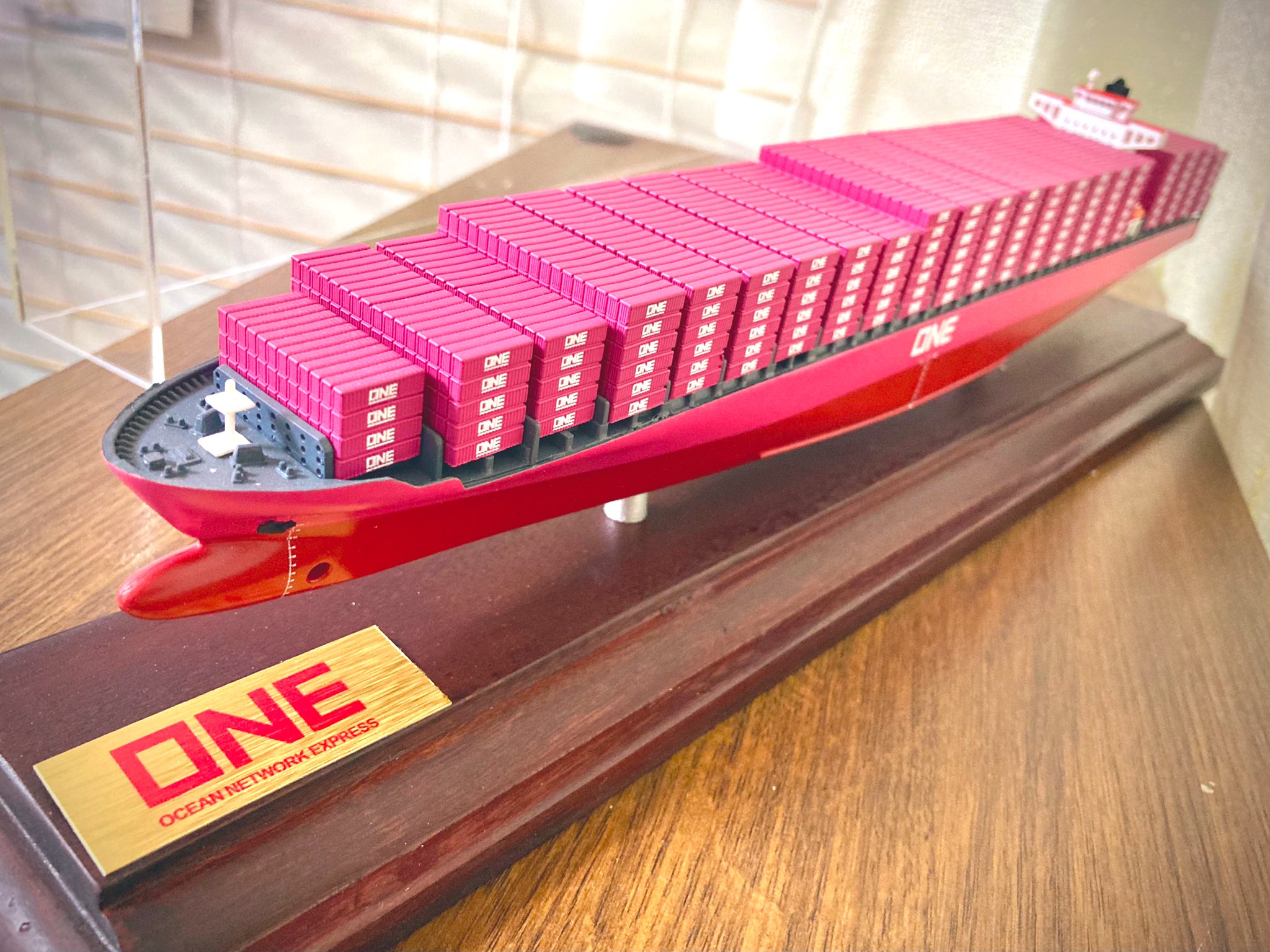 オーシャンネットワークエクスプレス コンテナ 模型 オーシャン