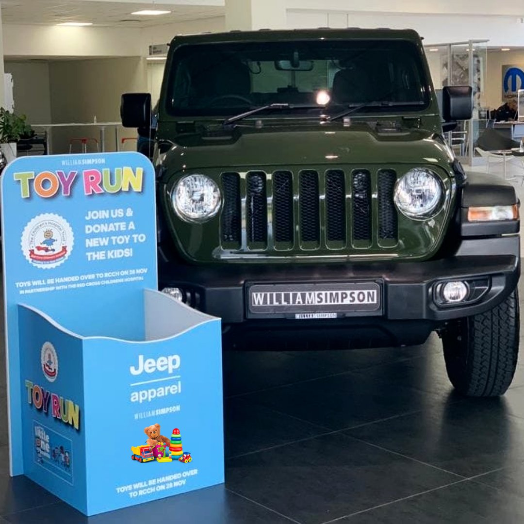 It's almost time for the Jeep Park Off Toy Run and we are super excited! We are collecting toys at the dealership so if you would like to donate any for the kids at the Red Cross Children's Hospital, please pop by. We have a box in our showroom and it will be much appreciated!#W