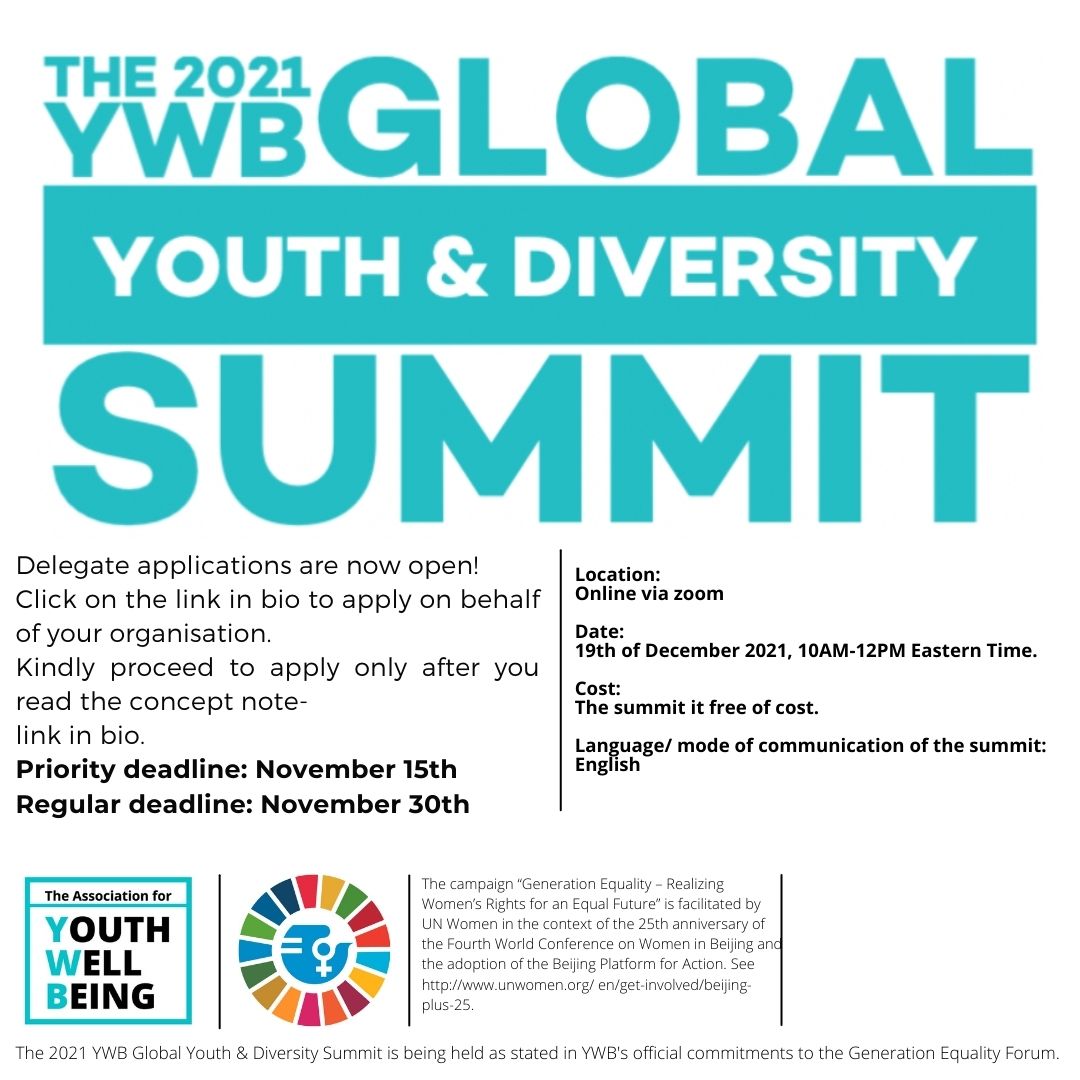 ywbassociation's tweet photo. This is your chance to interact with members of UN entities, Members of Parliament, Youth activists, advocates and ambitious women &amp; girl changemakers! You will also get to hear &amp;  interact with MPs from various nations, delegates to the UN,  members of various governing bodies. https://t.co/DVGyYbdYlf
