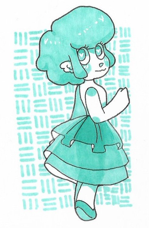 BeegMeedge's tweet photo. color challenge doodle 9:
tried to do a layered skirt n stuff
#doodle #cute #tradionalart https://t.co/wf6vXsmTZF