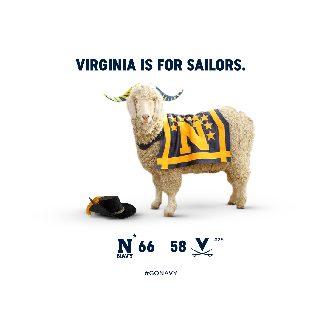 NavyBasketball's tweet photo. What happens when you play in John Paul Jones arena 😏

#GoNavy https://t.co/OvQNsEBZBV