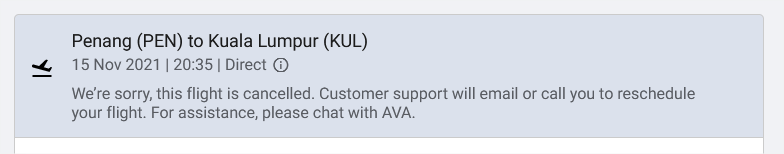 meorasyraff's tweet photo. WHY @airasia WHY? 3 KALI CANCEL DAH NI. https://t.co/cF6Nc903PH