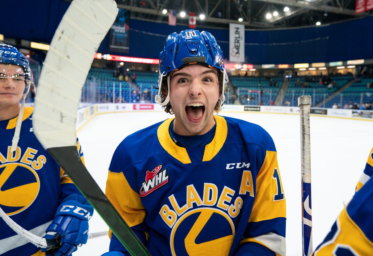 BladesHockey's tweet photo. We're all @tristenrobins1 rn https://t.co/GHHPTguRUl