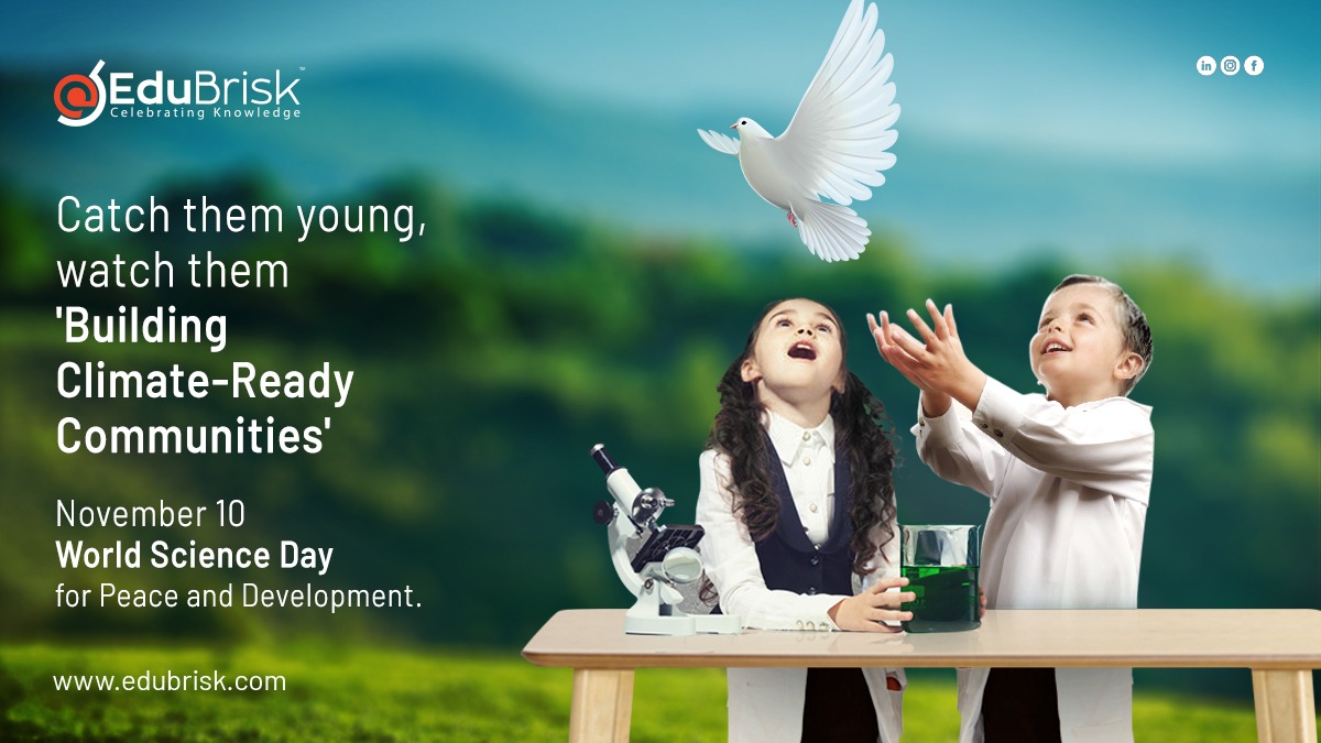 EduBrisk's tweet photo. @UN observes November 10th as World Science Day and, 'Building Climate-Ready Communities' is the theme for 2021.
#edubrisk #blendedlearning #neuroscience #digitallearning #india #worldscienceday #climatechange #climateaction #unitednations #school https://t.co/X37vW2MNFw