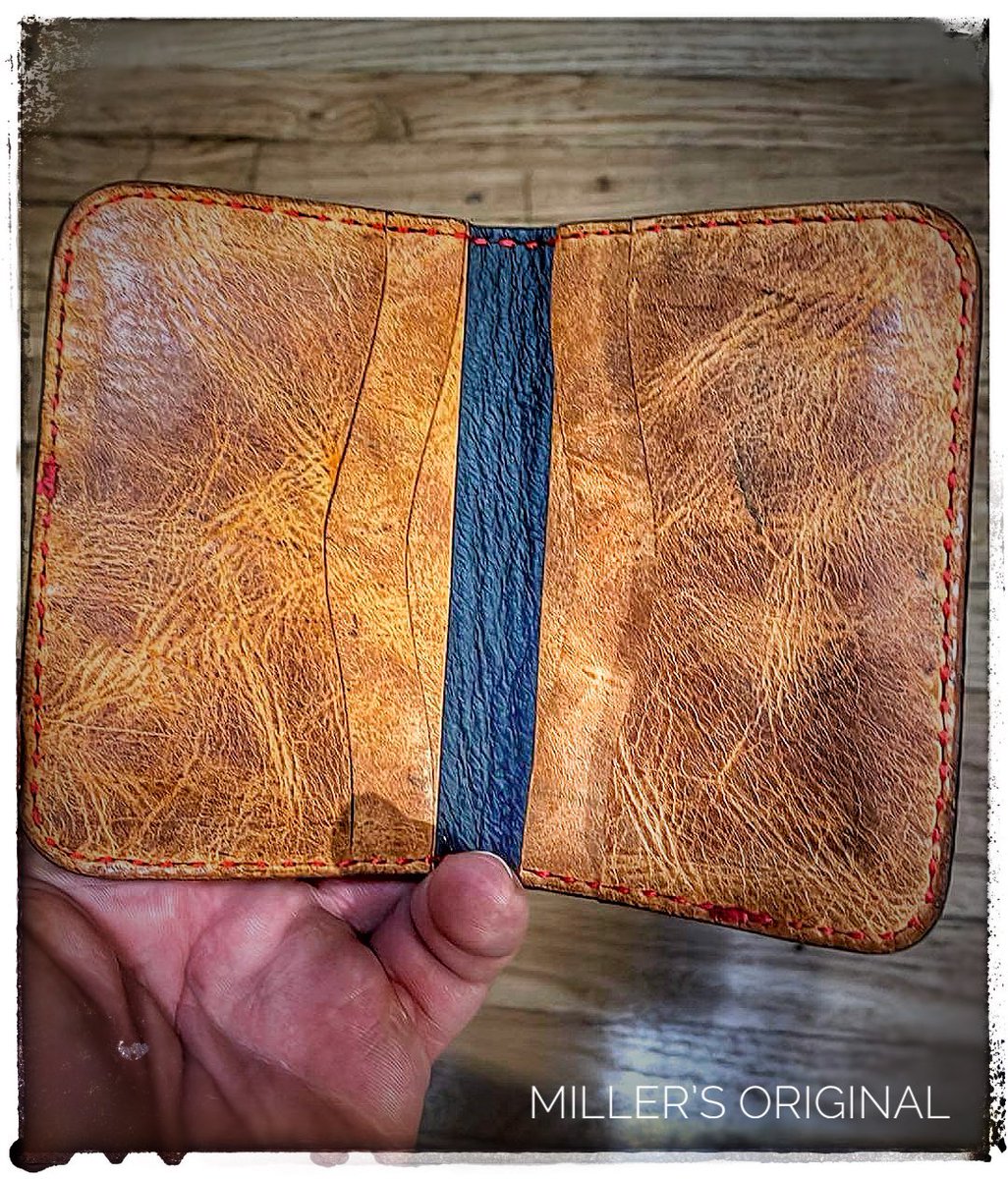 JoeMillerFit's tweet photo. Finished this tonight. #millersoriginal #baseballglovewallet #customleatherwallet https://t.co/obhSgwo6h1