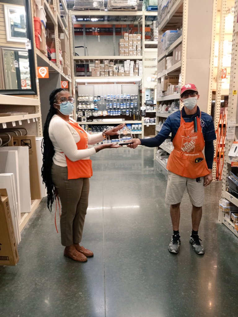 MO, our OFA &amp; our #1 GO TO associate throughout the store was awarded Associate of the month for October. He did it the old fashioned way, he Earned It!
#6530THEBURG