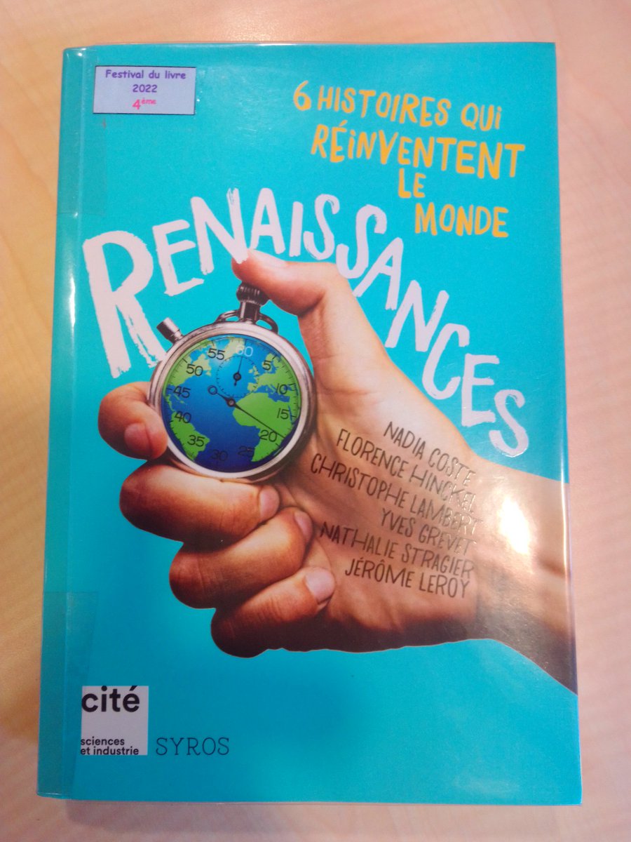 festlivrejeune's tweet photo. A lire d'urgence : six #nouvelles qui imaginent le monde de demain, celui d'après les catastrophes... "Renaissances" de @florencehinckel @NBCoste #YvesGrevet #NathalieStragier #ChristopheLambert #JérômeLeroy  #Syros 🌿Sélection du @festlivrejeune 2022 #survie #écologie #espoir https://t.co/VBfjPWi0y2
