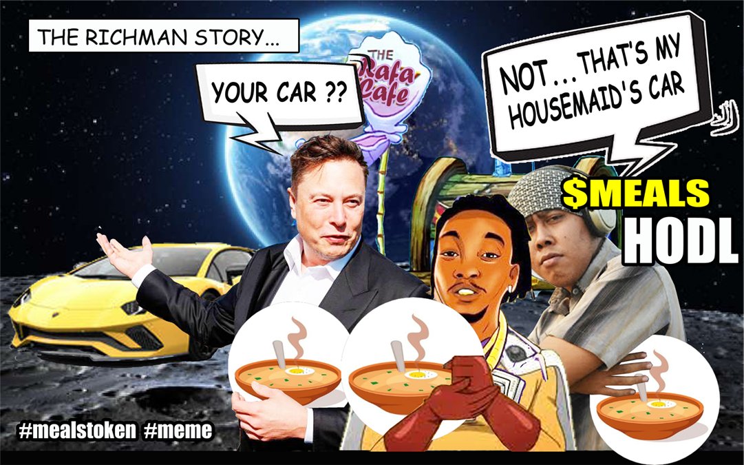 Aqraf_Famz's tweet photo. this is my meme entry,sir @MealsToken
I made some pictures of my original meme concept..
i hope you like it..
@elonmusk
@mealstoken
#bnb #pancakeswap
#binance #elon #coinmarketcap
#altcoin #altcoins #nokidhungry
#mealstoken #elonmusk
#endchildhunger
#binancesmartchain https://t.co/UH2qWEaIhJ