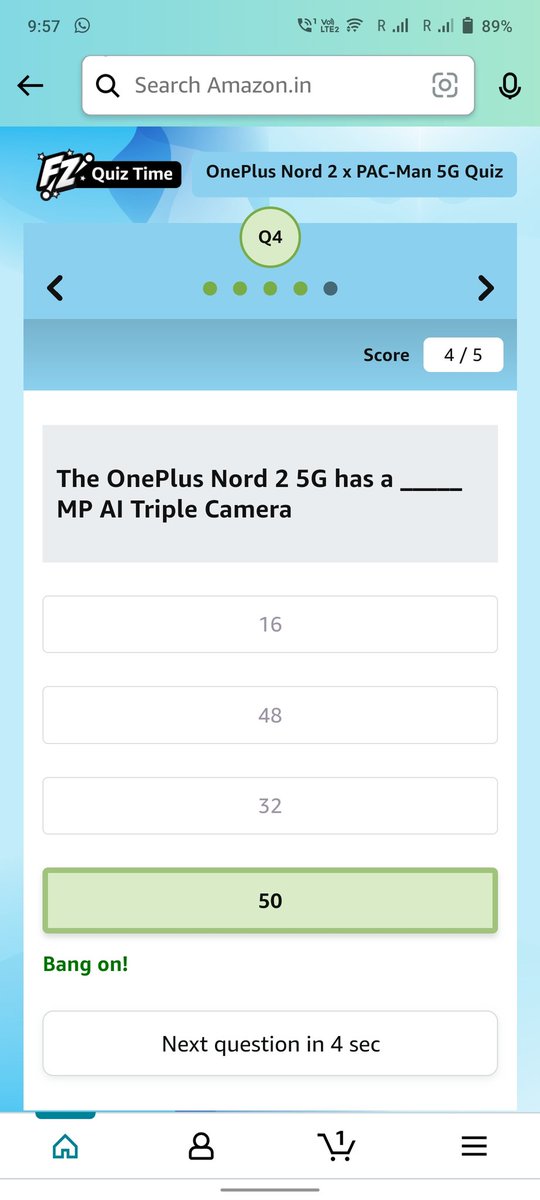 sheel0110's tweet photo. @amazonIN @OnePlus_IN #AmazonMobileInsider #OnePlusNord2Pac-Man

My entry with the correct answers. 🤞🏻 https://t.co/3yg3hQz3MT
