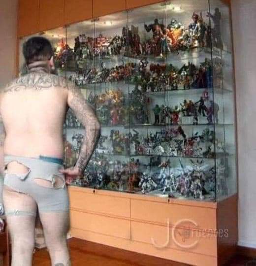 Admiring the toy collection. #toycollector #Collect #ACTIONFIGURES