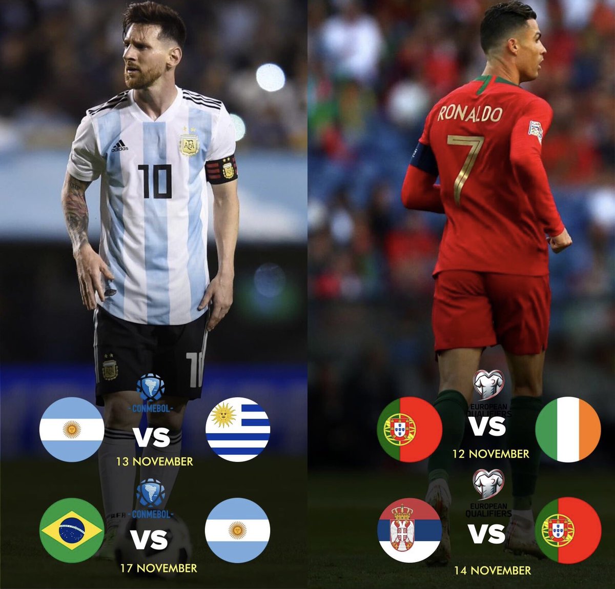 6lack_mmba's tweet photo. Uruguay , Brazil.          Ireland , Serbia 

I prefer not to speak. https://t.co/urabYnh32E