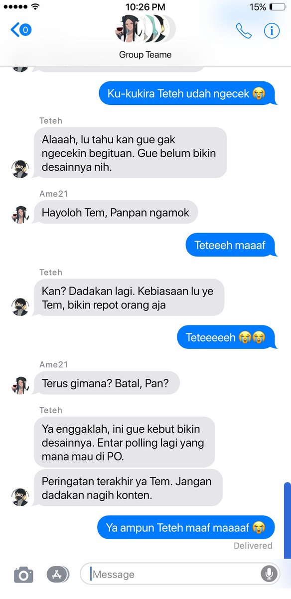 TeameOfficial_'s tweet photo. [TEAME KEPO THE SERIES]

Episode 10. "B-T-S #TeaMERCH"
.
.
Note: Throwback 29 Oktober
#TeameOfficial #TeameKepo https://t.co/l521RyQb97