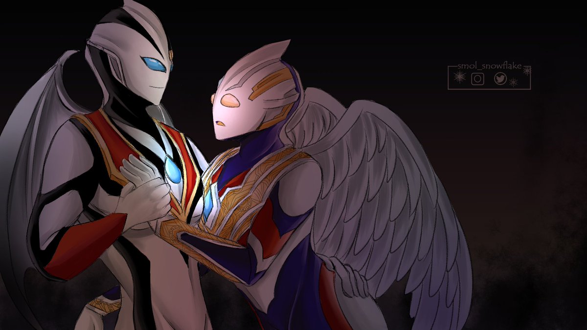 smolsnowflakeZ's tweet image. !!!Warning: contains CP element 

天使と悪魔
#EvilTrigger