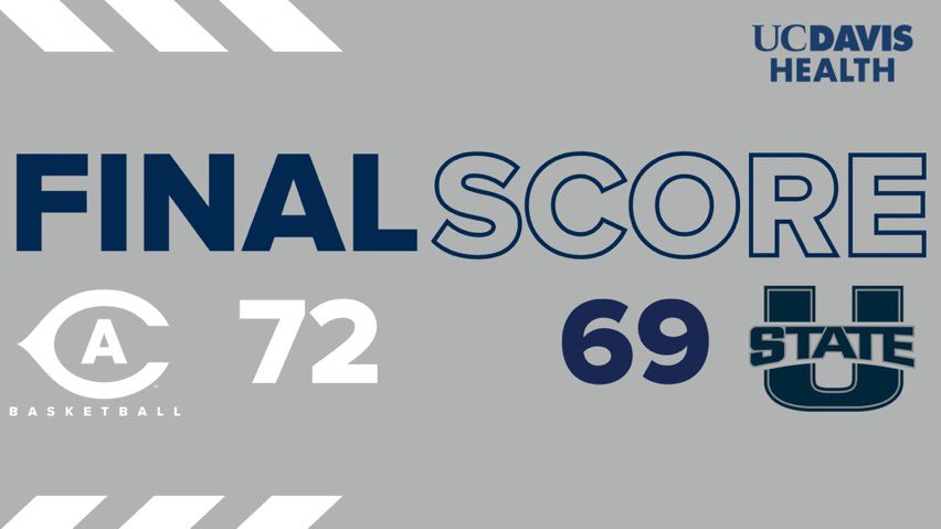 Dee Glen Smith Spectrum arena on the campus of Utah State, not an easy place to win. Great road victory for <a href="/ucdavismbb/">UC Davis Men’s Basketball</a> Let’s go <a href="/CoachJimLes/">Jim Les</a> <a href="/CoachJMJones/">Jono Metzger-Jones</a> <a href="/CoachKevinNosek/">Kevin Nosek</a>
